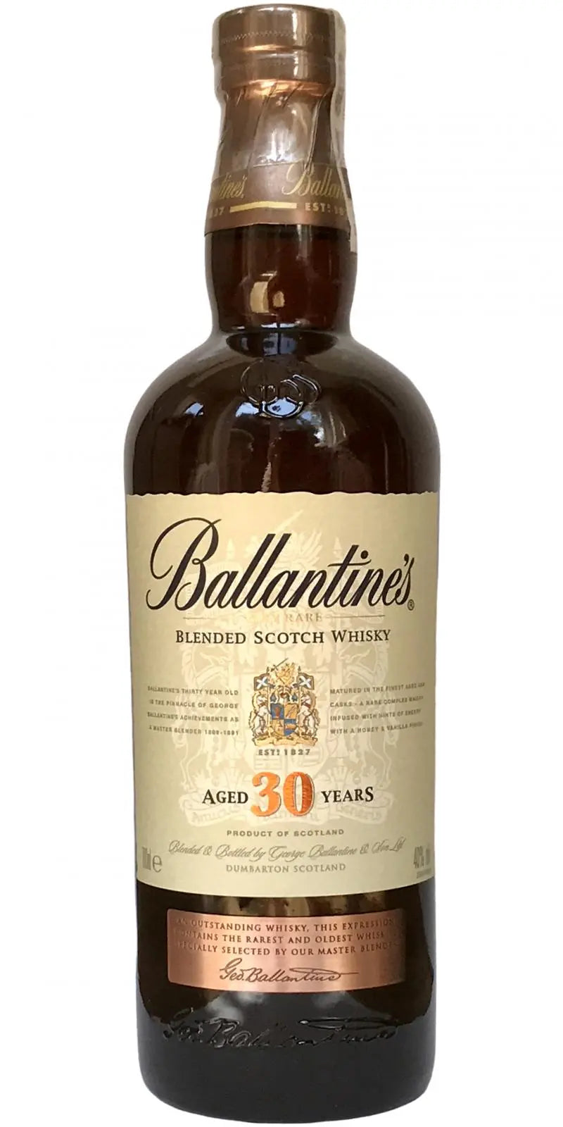 Ballantine's Whisky, the Masterful Blend, by GEORGE BALLANTINE