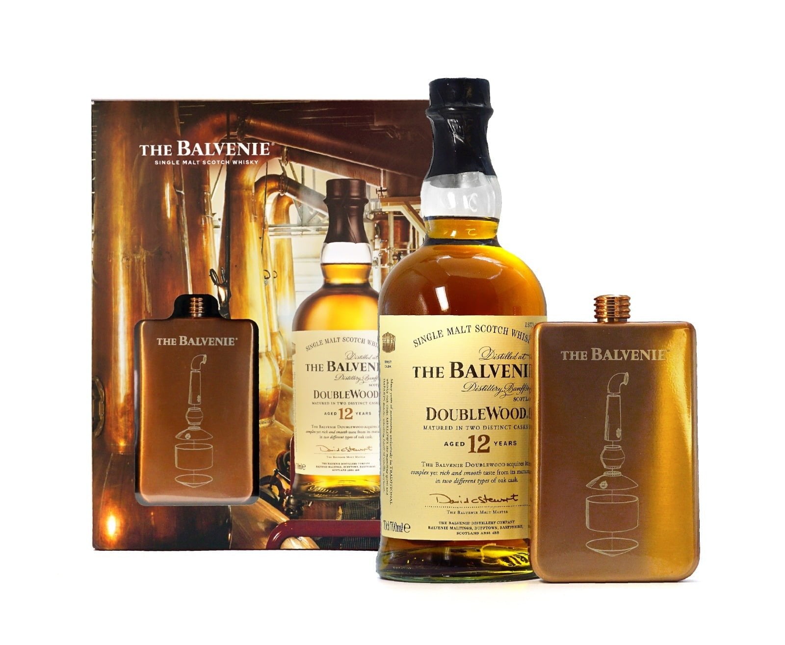 - Gift 12 Years Scotch Malt DoubleWood The Balvenie Whisky Aged Single