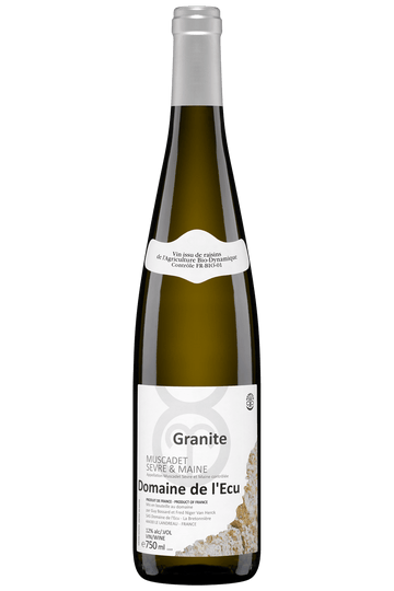 Domaine de l'Ecu Cuvee Granite, Muscadet Sevre &amp; Maine, AOC 2019 (1x75cl) - TwoMoreGlasses.com