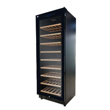 Acalava 107 bottles 270L Wine Cabinet compressor wooden frame cooling fridge