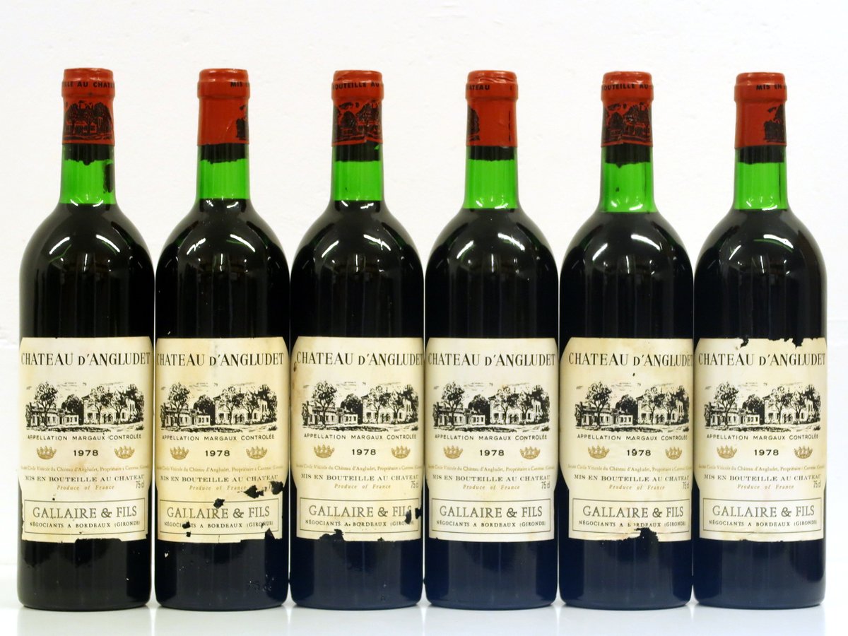 Chateau D'Angludet Margaux 1978 (1x75cl)