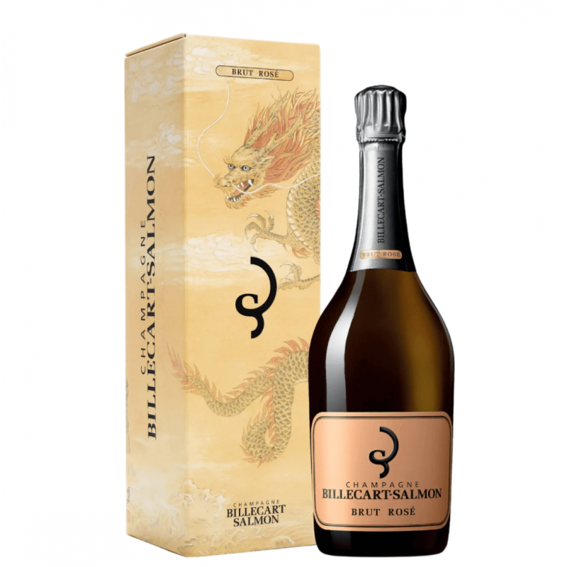 Billecart Salmon Brut Rose NV "Year Of Dragon" Gift Box (Limited Edition) (1x75cl)