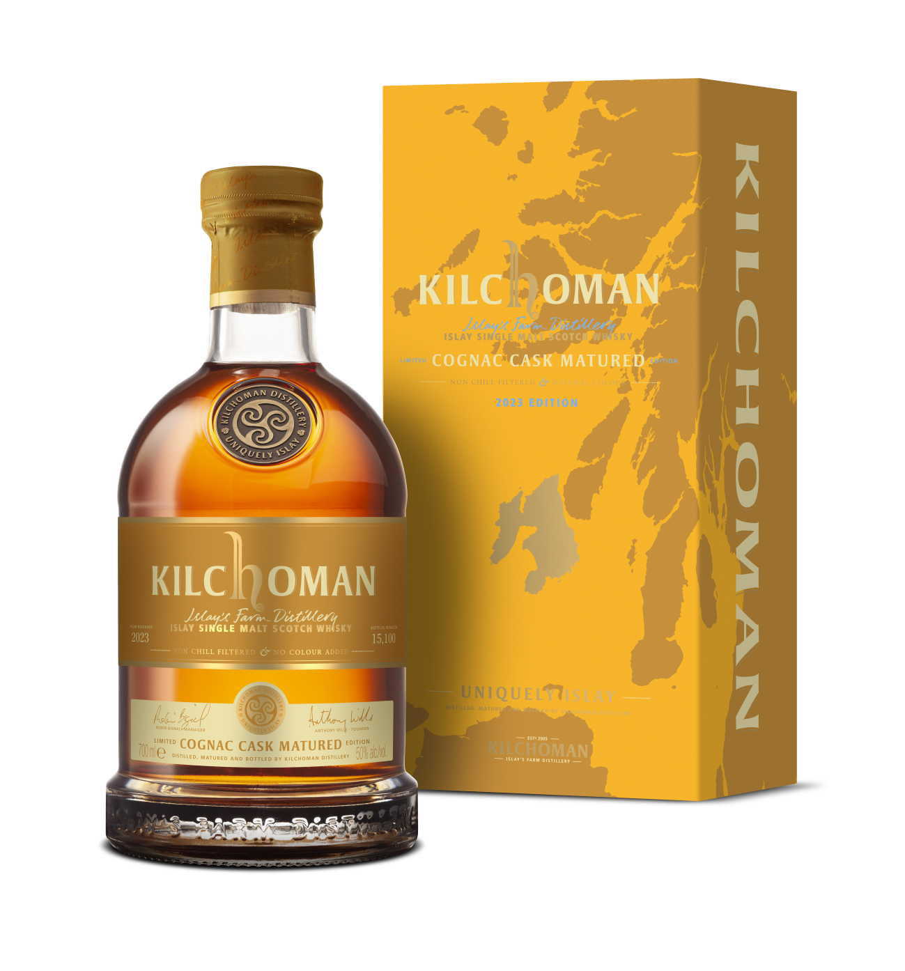 Kilchoman Cognac Cask Matured Single Malt Whisky 2023 (1x70cl)