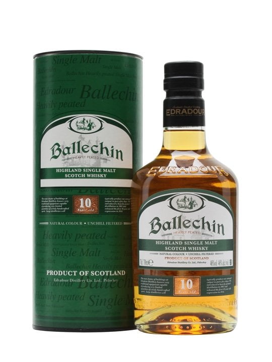 Edradour Ballechin 10 Year Old Heavily Peated Whisky (1x70cl) (Pick up at Sheung Wan Store only before Feb 20)