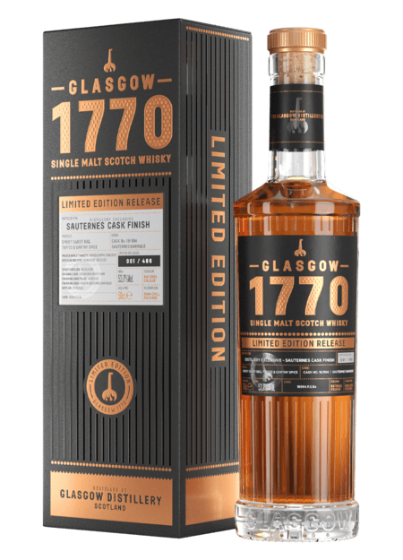 Glasgow 1770 Limited Edition: Sauternes Cask Finish (1x70cl) (Pick up at Sheung Wan Store only before Feb 20)