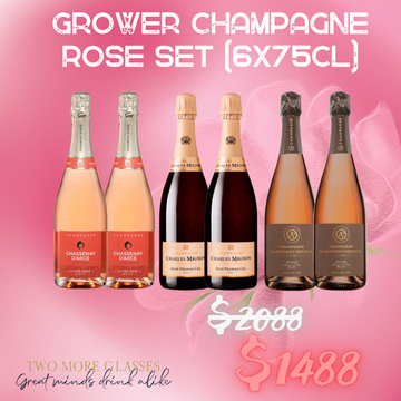 Grower Champagne Rose set (6x75cl)