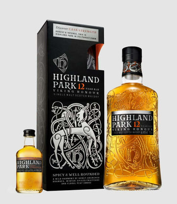 Highland Park 12 Years Old Hitchhiker Gift Set with Cask Strength No. 3 (1x70cl 1x5cl) (Pick up at Sheung Wan Store only before Feb 20)