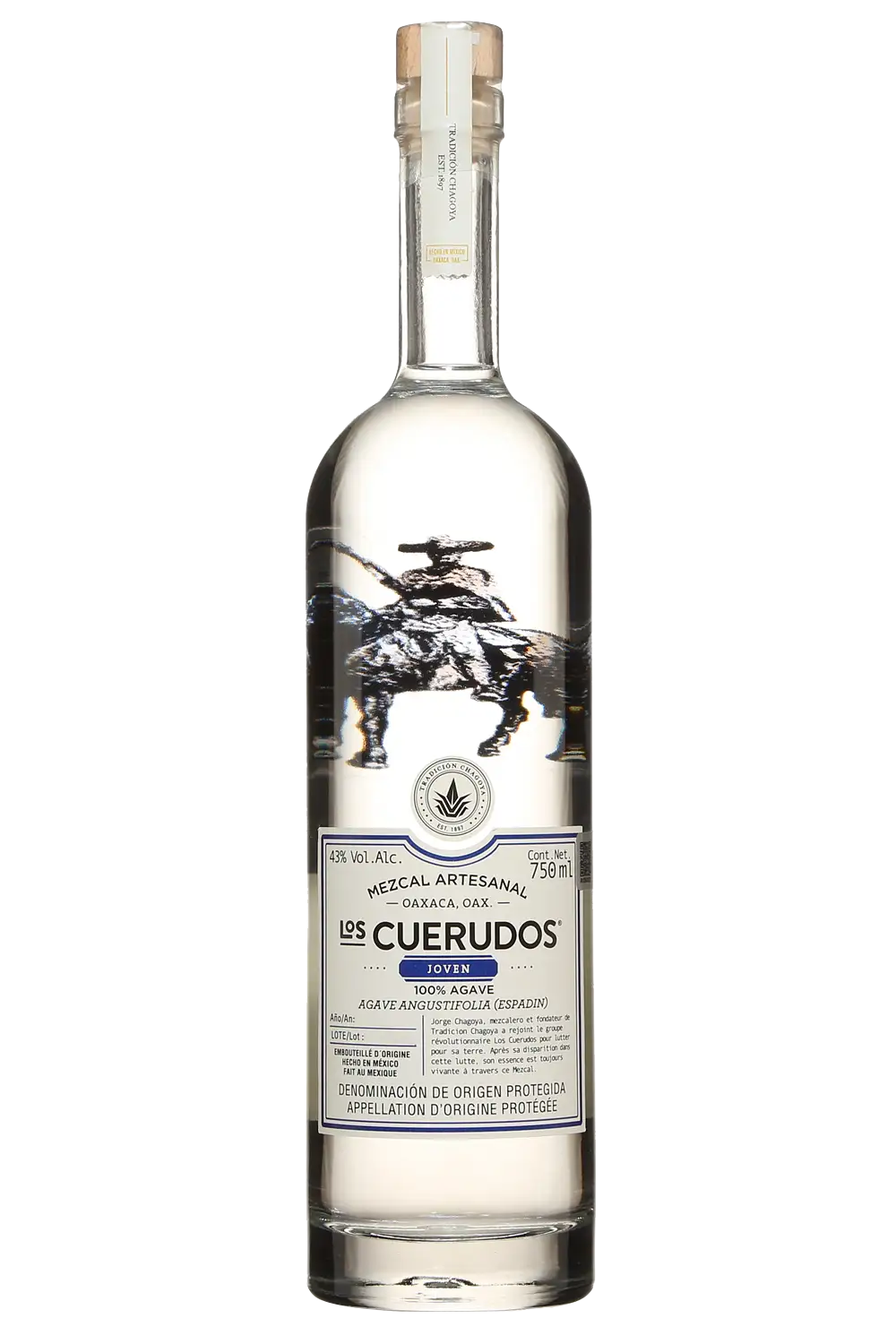 Los Cuerudos Joven Agave Espadin Mezcal (1x75cl)