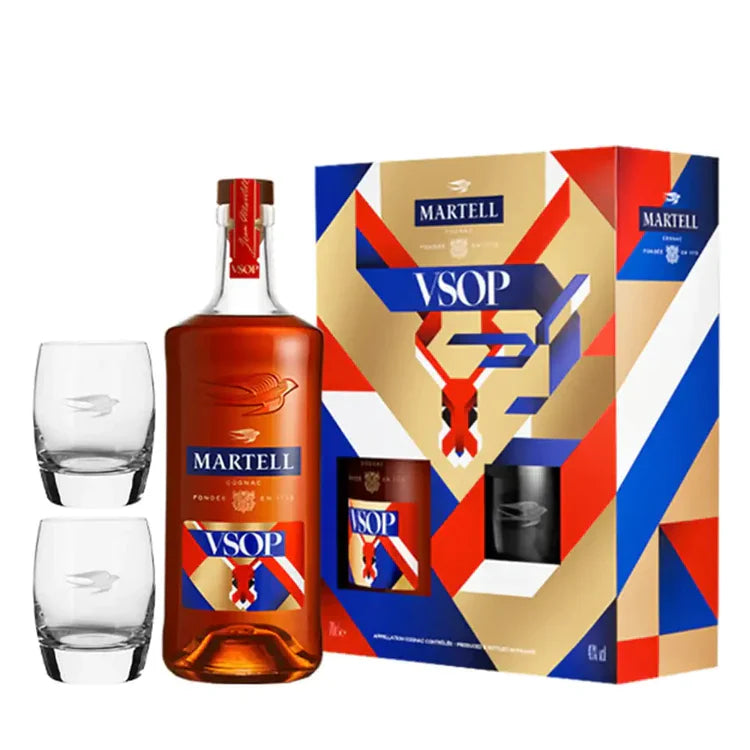 Martell VSOP Gift Set (with 2 Glasses) (1x70cl) (Pick up at Sheung Wan Store only before Feb 20)