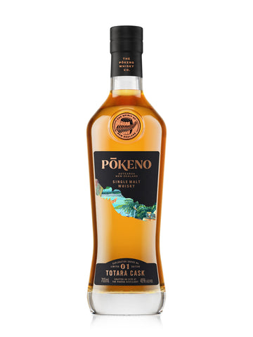 Pokeno Exploration Series Totara Cask Finish New Zealand Single Malt Whisky (1x70cl)