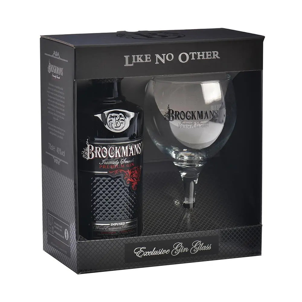 Brockmans Gin with Glass - Gift Set (1x70cl) (Pick up at Sheung Wan Store only before Feb 20)