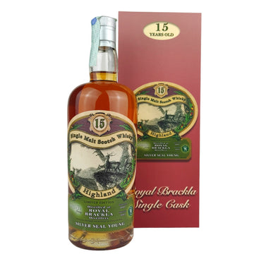 Silver Seal Royal Brackla 15 Years Old Single Cask Single Malt Scotch Whisky (1x70cl)