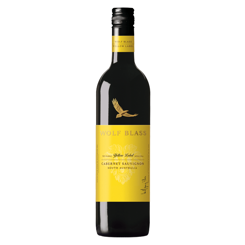 Wolf Blass Yellow Label, Cabernet Sauvignon 2016 (1x75cl)