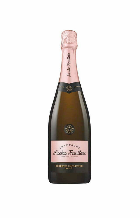 Nicolas Feuillatte Reserve Exclusive Rose NV (1x75cl) - TwoMoreGlasses.com