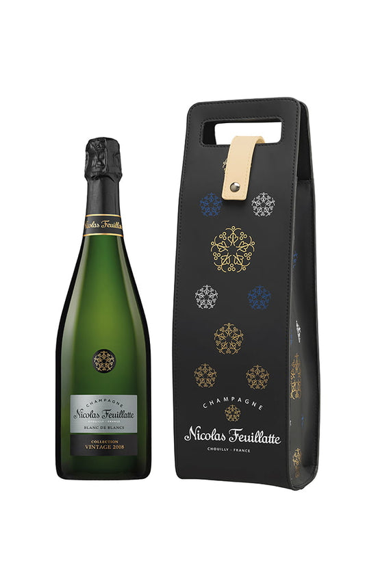 Nicolas Feuillatte Blanc de Blancs with Sensation Ice Bag 2014 (1x75cl) - TwoMoreGlasses.com