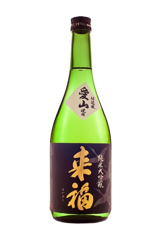 Raifuku Junmai Daiginjo Aiyama ?? ?? ????? (1x72cl) - TwoMoreGlasses.com