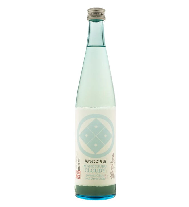 Manotsuru Junmai Nigori (Cloudy Sake) ??? ????? (1x50cl) - TwoMoreGlasses.com