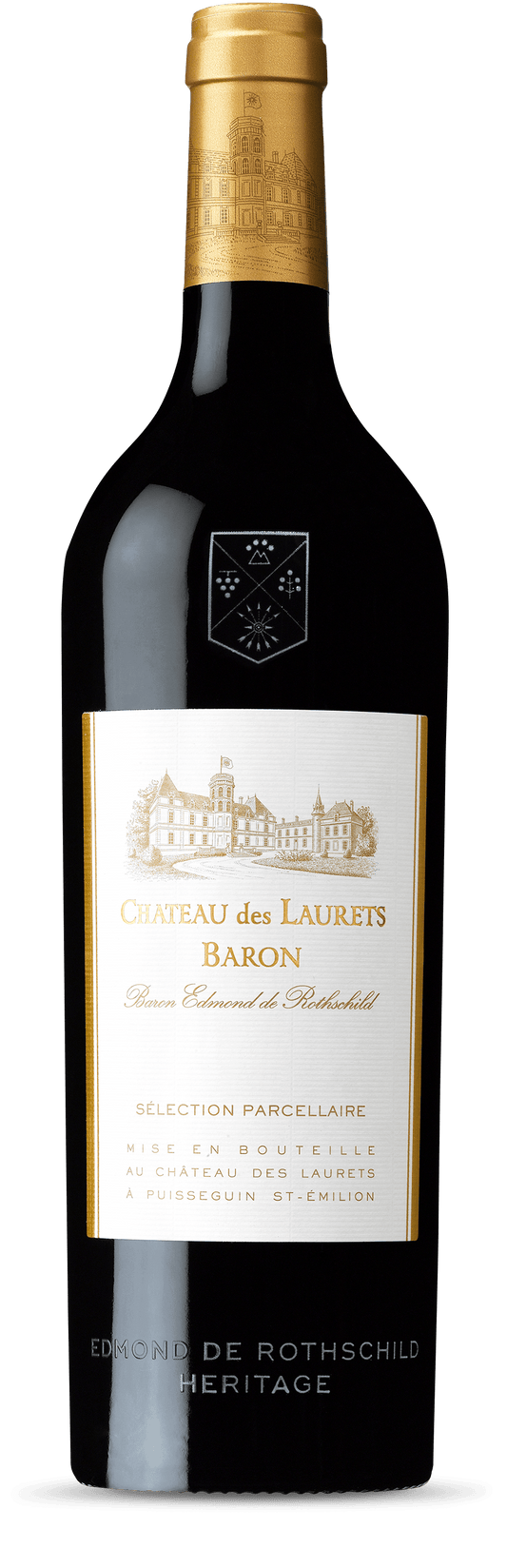 Edmond de Rothschild Heritage Chateau des Laurets Baron 2015 (1x75cl) - TwoMoreGlasses.com