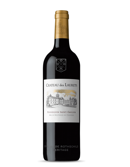 Edmond de Rothschild Heritage Chateau des Laurets 2015 (1x75cl) - TwoMoreGlasses.com