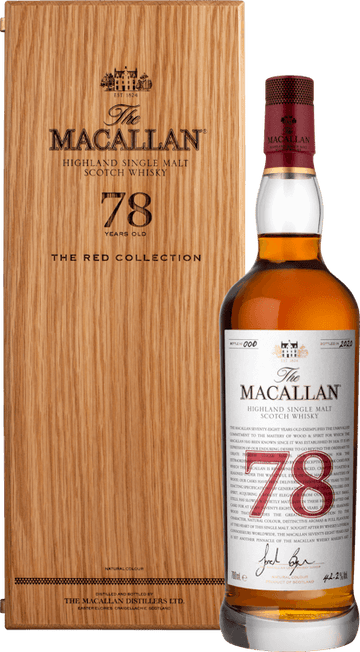 The Macallan Red Collection 78 Years Old (1x70cl) - TwoMoreGlasses.com