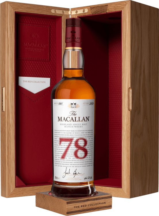 The Macallan Red Collection 78 Years Old (1x70cl) - TwoMoreGlasses.com