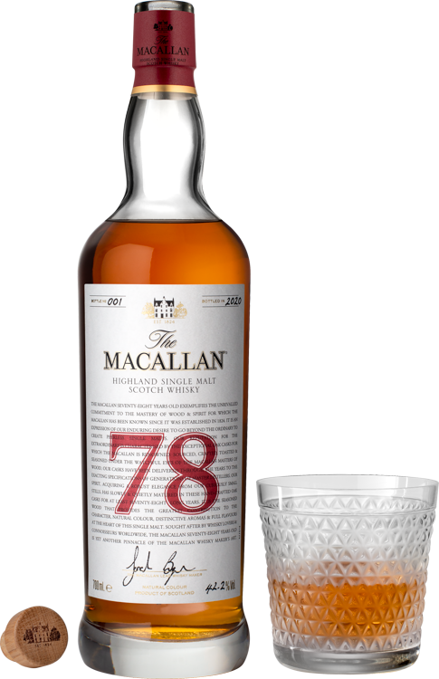 The Macallan Red Collection 78 Years Old (1x70cl) - TwoMoreGlasses.com