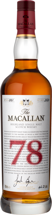 The Macallan Red Collection 78 Years Old (1x70cl) - TwoMoreGlasses.com