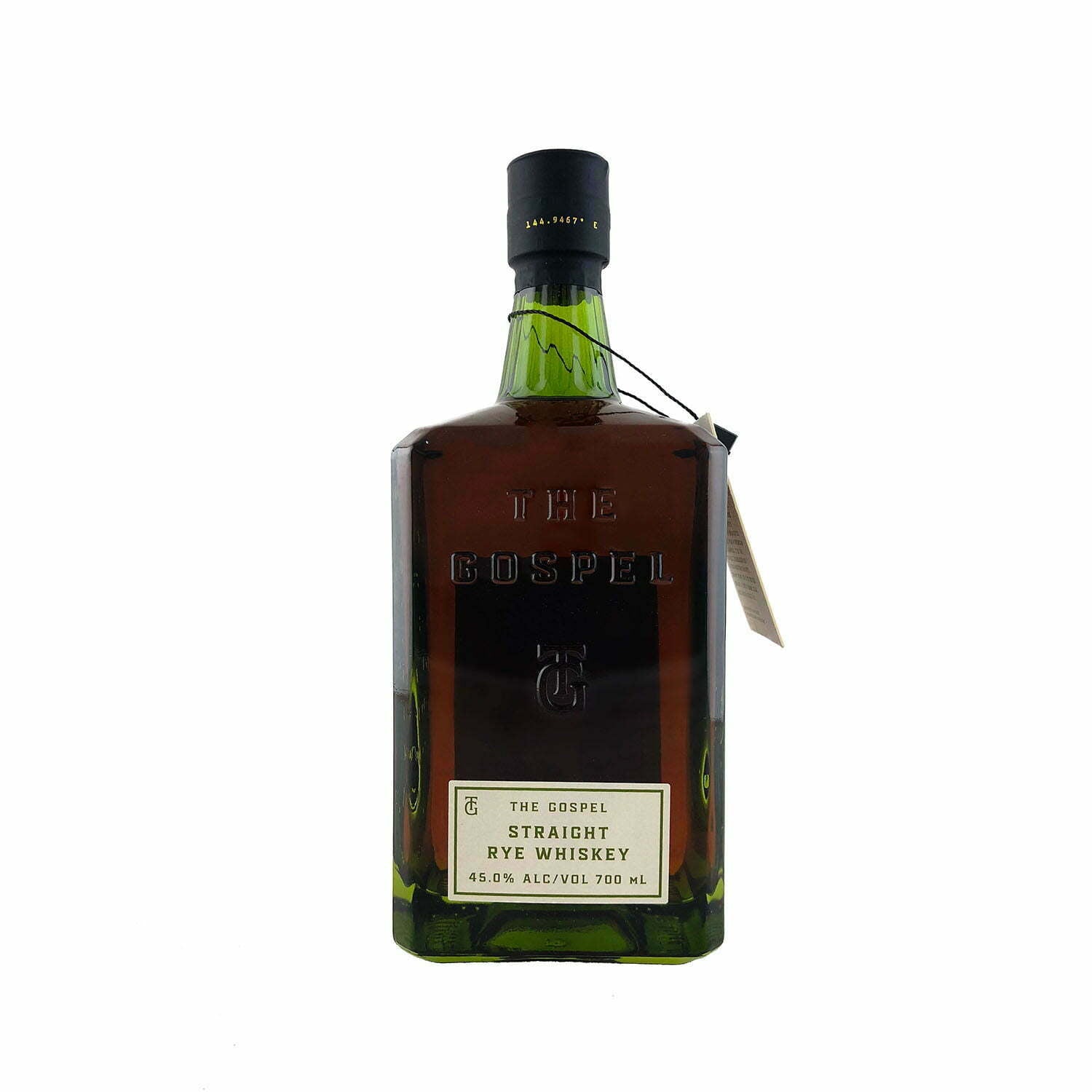 THE GOSPEL - The Gospel Straight Rye Whiskey (45%) (1x70cl) - TwoMoreGlasses.com