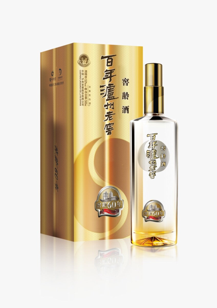 Luzhou Laojiao Jiaoling Baijiu 60 years ????????60? (1x50cl) - TwoMoreGlasses.com