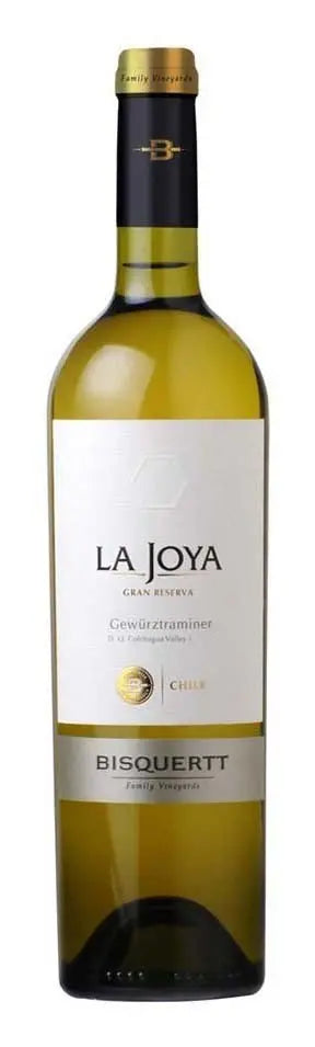 Bisquertt Family Vineyards La Joya Gran Reserva Gewurztraminer 2019 (1x75cl) - TwoMoreGlasses.com