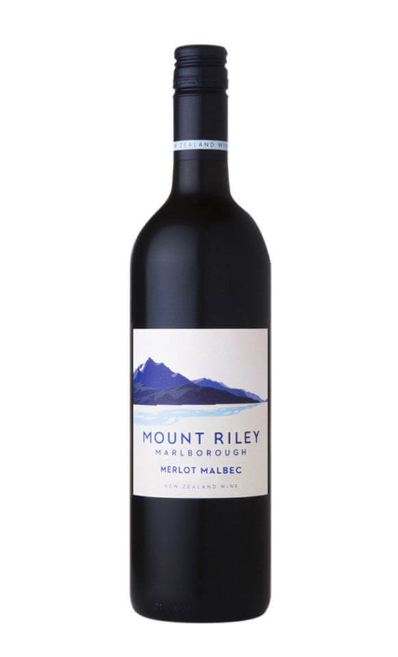 Mount Riley Merlot Malbec 2020 (1x75cl) - TwoMoreGlasses.com