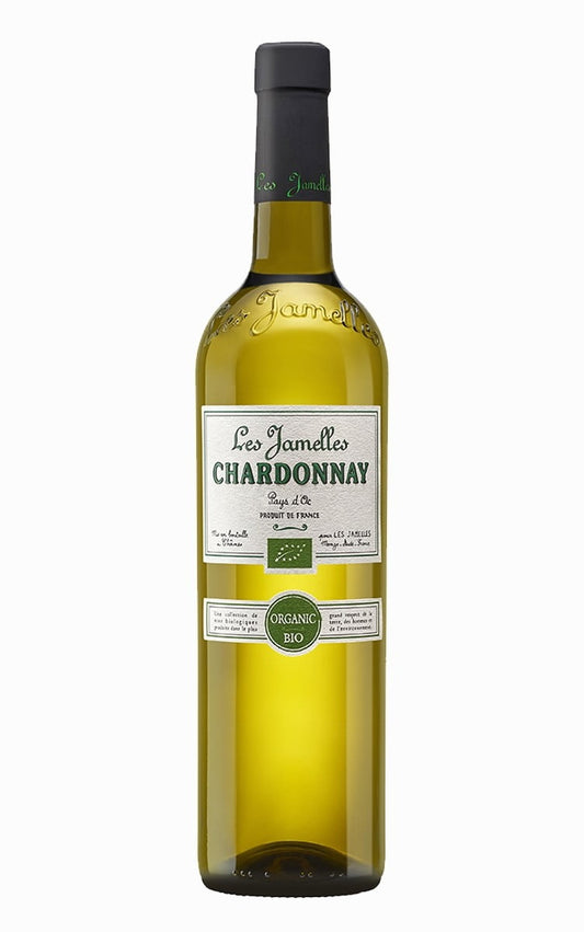 Les Jamelles Chardonnay Bio 2020 (1x75cl) - TwoMoreGlasses.com