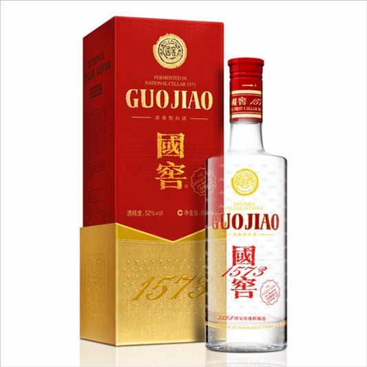 Luzhou Laojiao Guo Jiao National Cellar 1573 Baijiu ??????1573??? (1x50cl) - TwoMoreGlasses.com