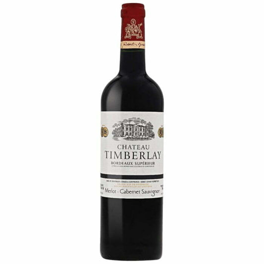 Robert Giraud Chateau Timberlay Rouge Bordeaux Superieur AOC 2016 (1x75cl) - TwoMoreGlasses.com