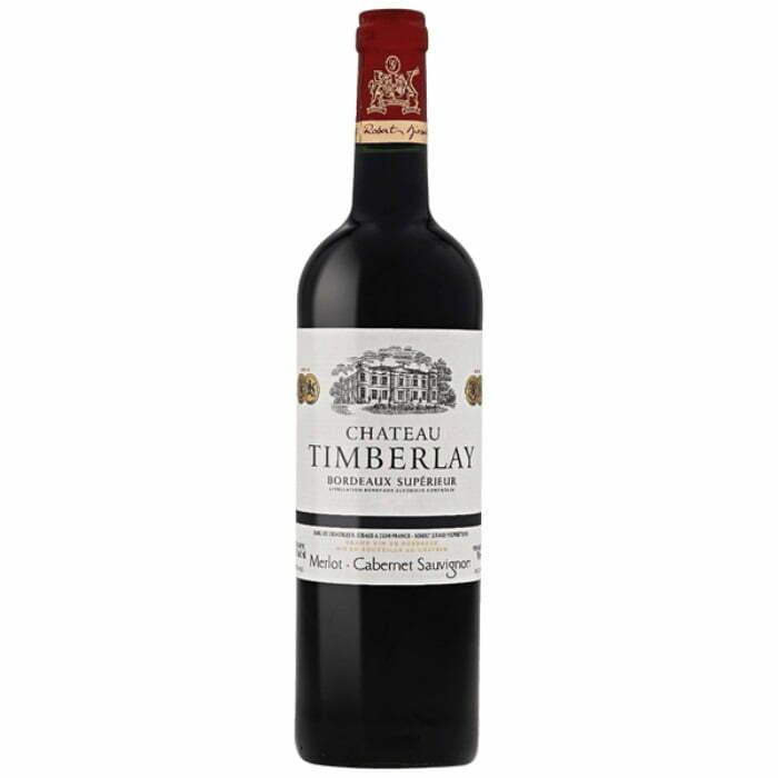 Robert Giraud Chateau Timberlay Rouge Bordeaux Superieur AOC 2015 (1x37.5cl) - TwoMoreGlasses.com