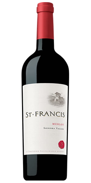 St. Francis Merlot 2017 (1x75cl) - TwoMoreGlasses.com