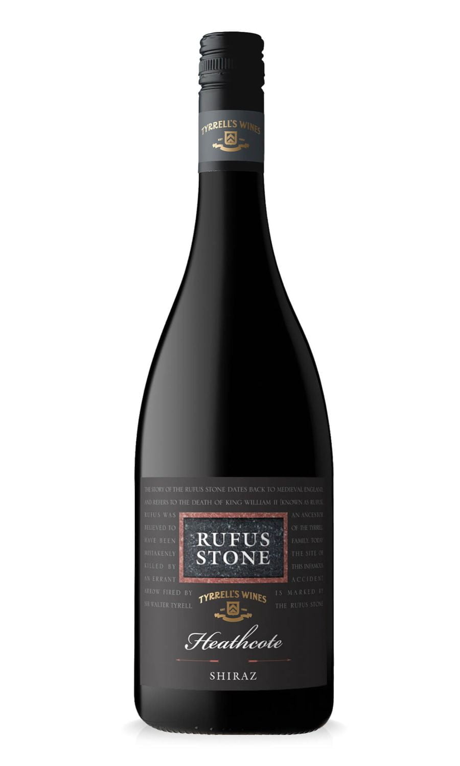 Tyrrells Rufus Stone Heathcote Shiraz 2019 (1x75cl) - TwoMoreGlasses.com