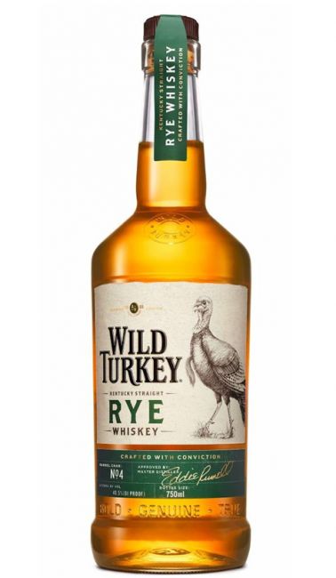 Wild Turkey Rye Bourbon (1x75cl) - TwoMoreGlasses.com